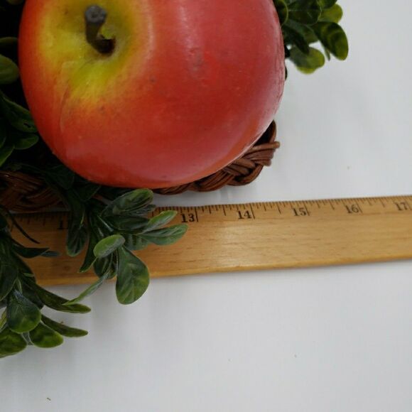 Vtg Cornucopia Basket FALL Centerpiece Horn of Plenty Fruit Nuts Thanksgiving - Picture 8 of 16